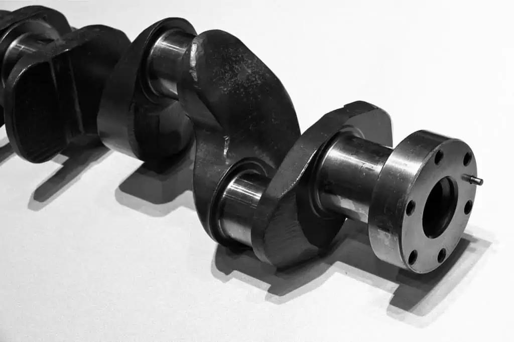 1. A car crankshaft