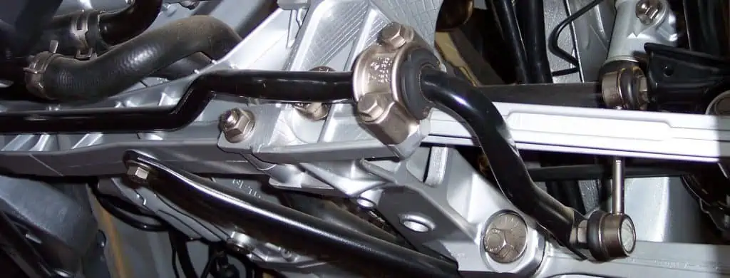 1. A sway bar in bleck color