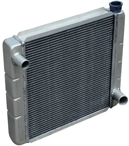 1. A typical engine coolant radiator 1