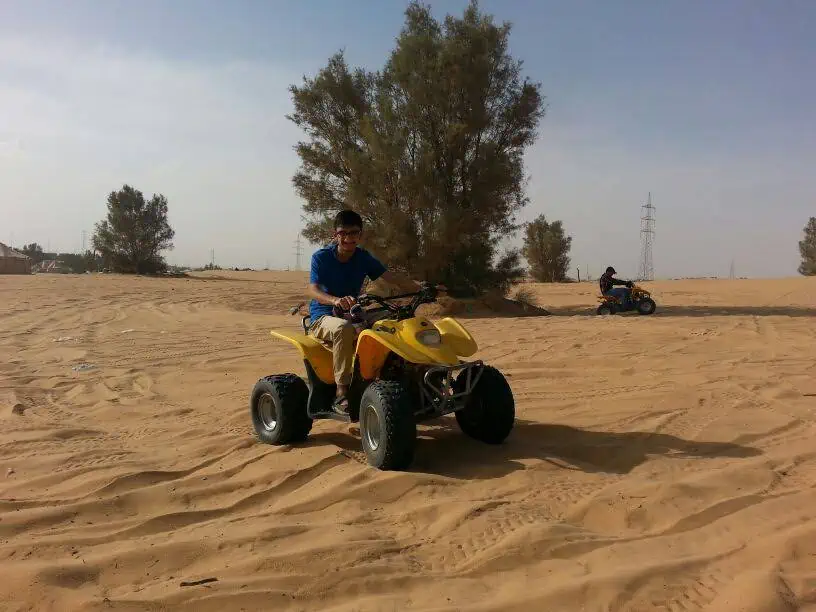 1. ATVs are popular in Saudi Arabia