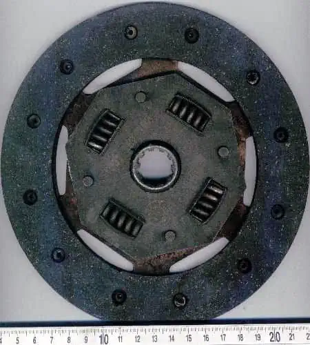 1. Friction disk for a dry clutch