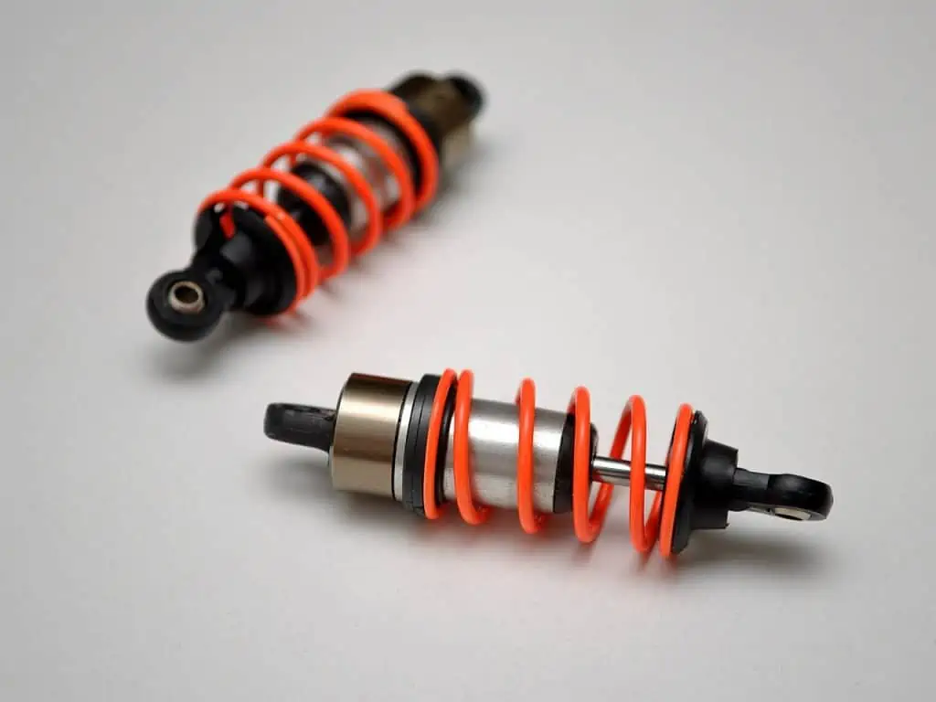 1. Miniature oil filled Coilover shock