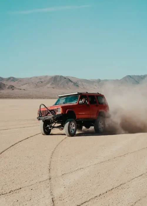 1. SUV in the desert