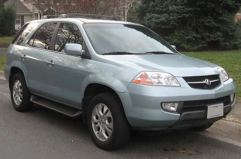 2. 2001 to 2003 Acura MDX