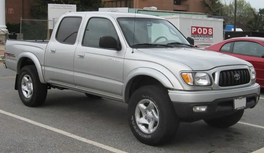 2. 2001 to 2004 Toyota Tacoma