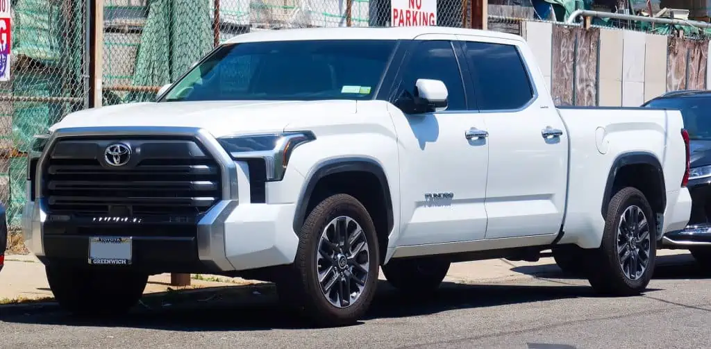 2. A 2022 Toyota Tundra CrewMax Limited photographed in Flushing Queens New York USA