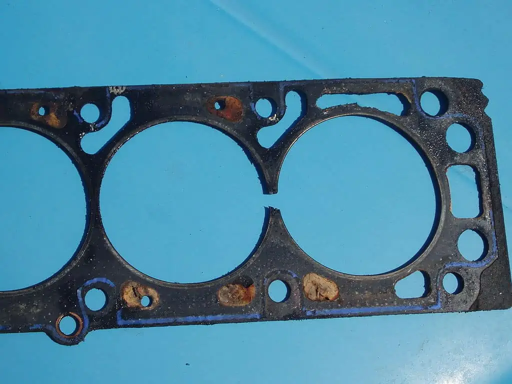 2. A damaged head gasket