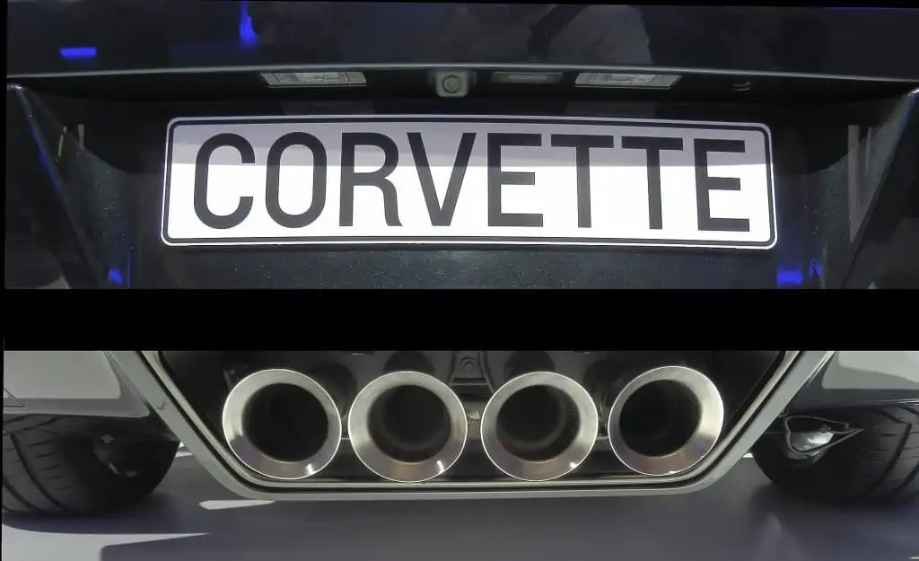 2. Chevrolet Corvette C7 Exhaust Pipes