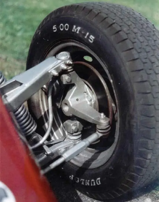 2. Part of car front suspension