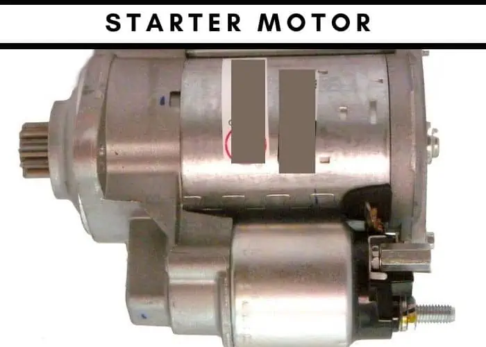 2. Starter motor