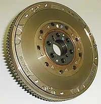 2. Starter ring gear on its flywheel