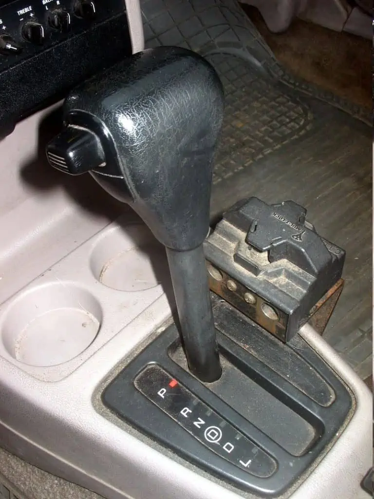 2. Typical gear selector for an automatic transmission
