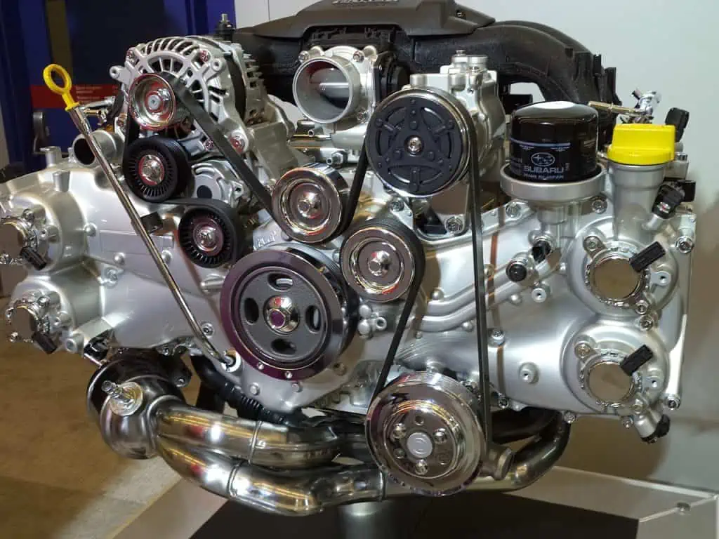 3. A Subaru BRZ engine
