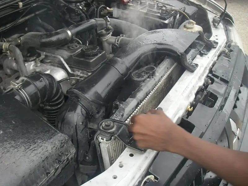 3. An overheating engine