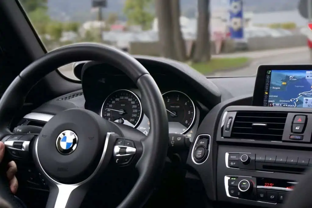 3. Car Bmw Steering Wheel interiors dashboard
