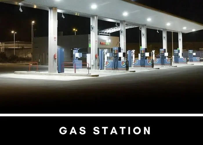 3. Gas station