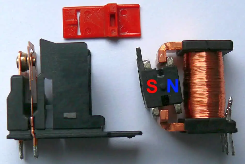 3. Latching relay with permanent magnet
