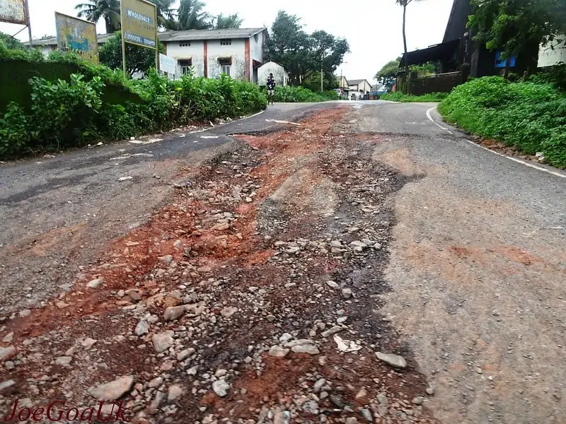 3. Roads like this strain your bearing