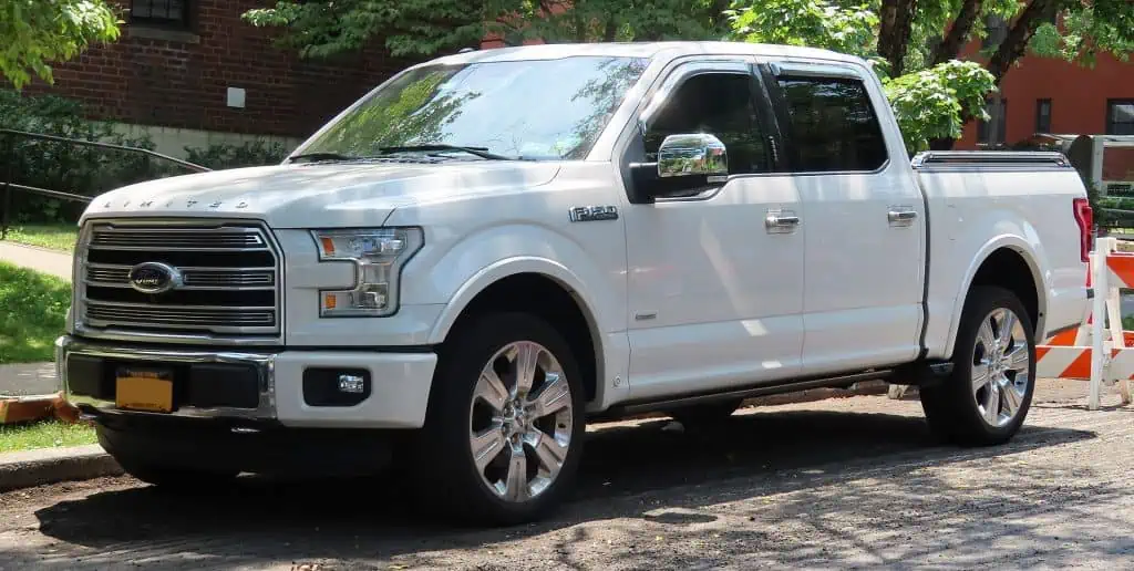 4. 2016 F 150 power stroke diesel engine truck