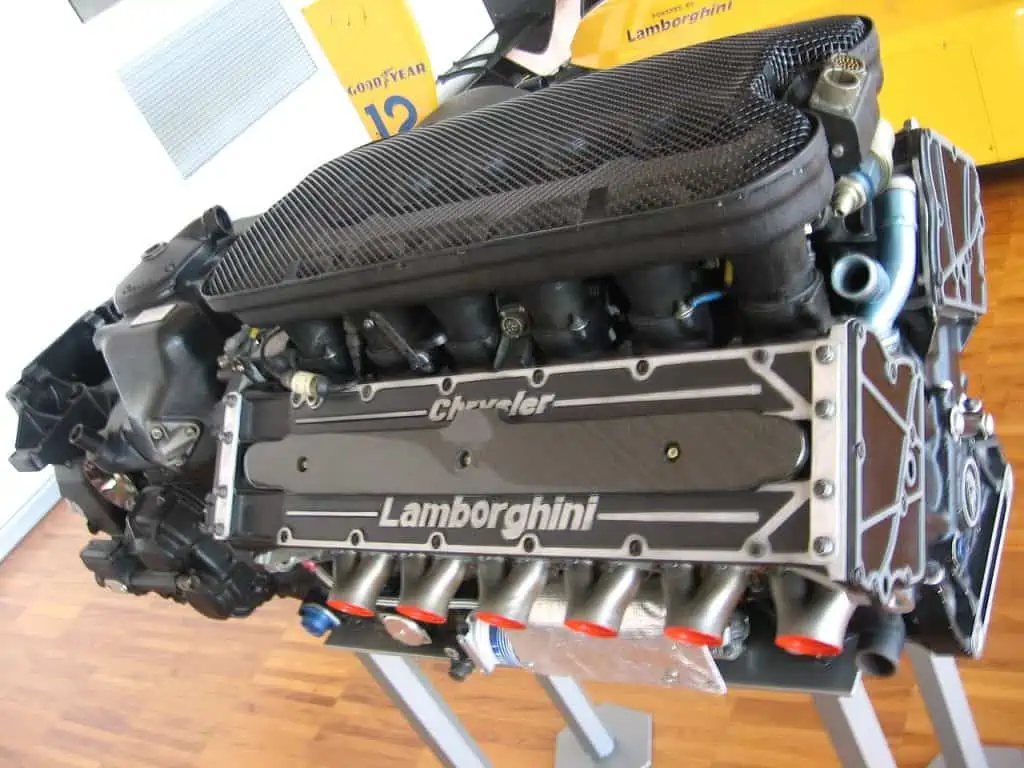 4. A Lamborghini engine