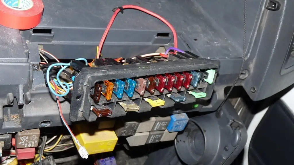 4. A cars fuse box