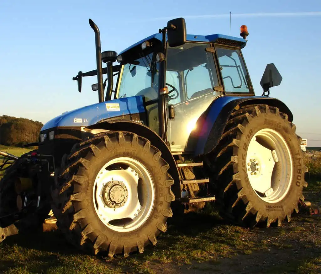 4. A modern 4 wheel drive farm tractor