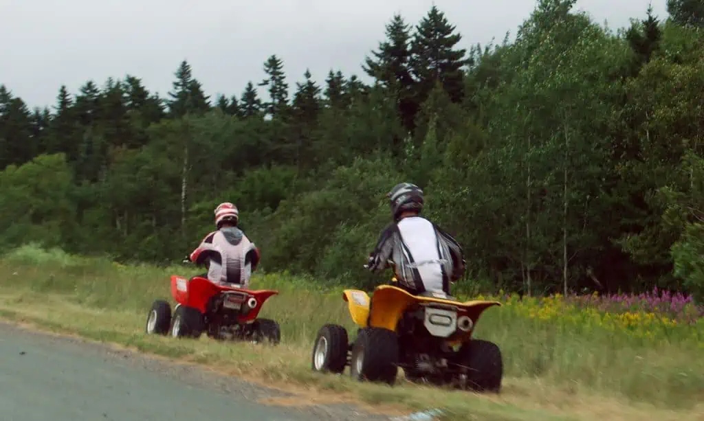 4. ATVs in New Brunswick Canada