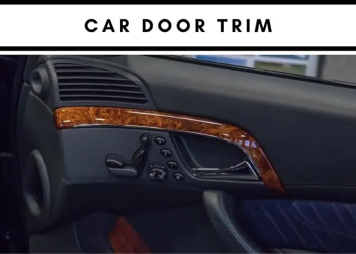 4. Car door trim