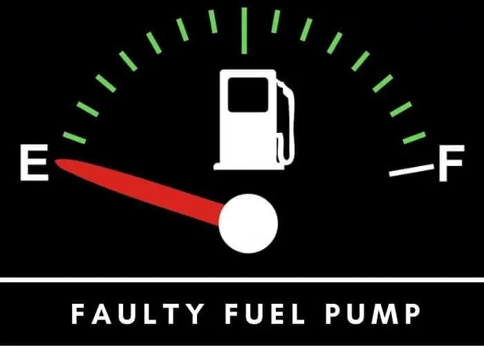 4. Faulty fuel pump
