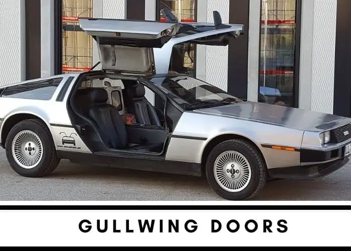 4. Gullwing doors