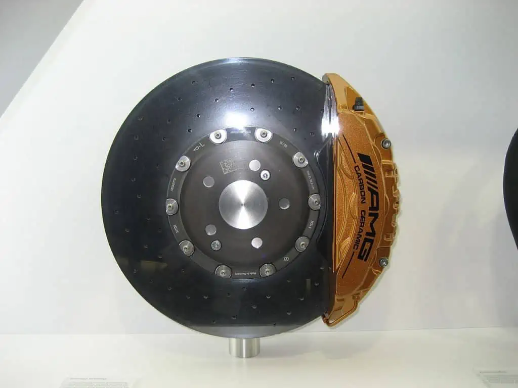 4. Mercedes AMG carbon ceramic brake