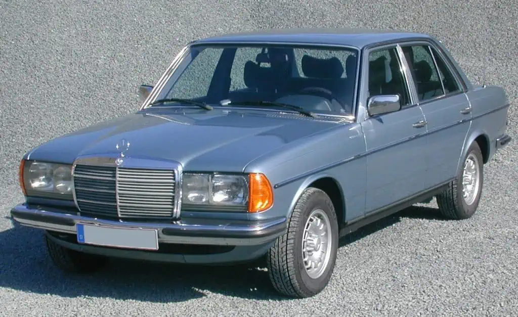 4. The W123 Mercedes Benz