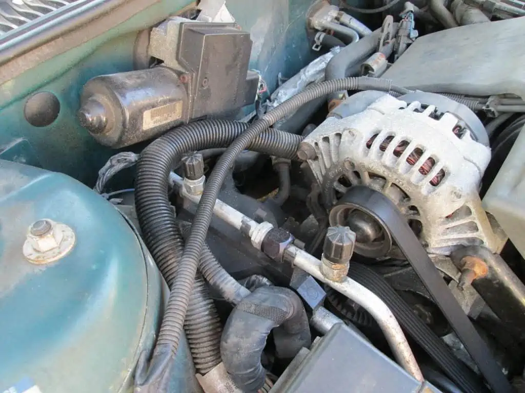 5. Alternator in the hood