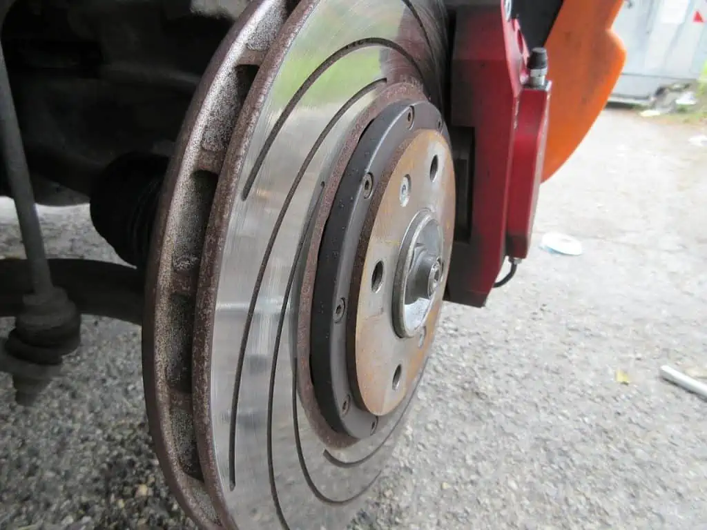 5. An aftermarket brake disc and rotor