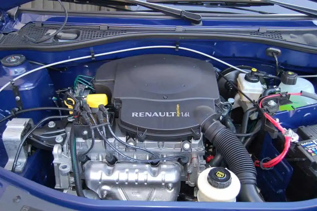 5. Car engine compartment