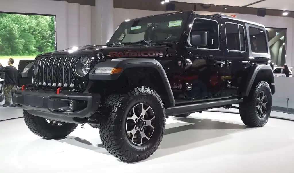 5. Jeep Wrangler 4 door JL