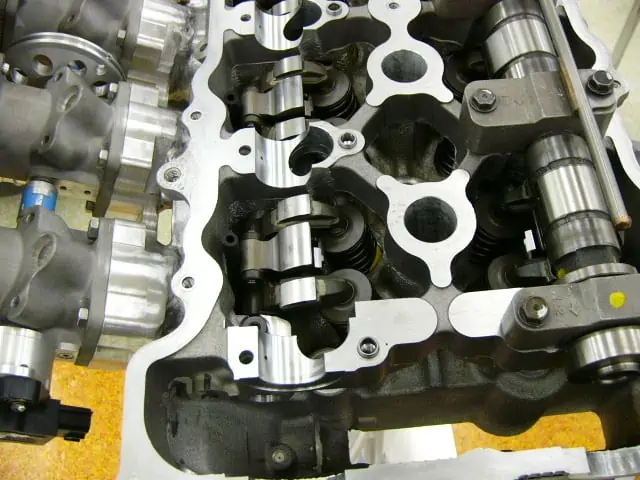 5. Variable valve timing with lift control and four valves per cylinder.