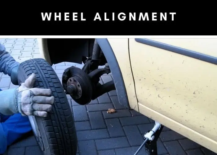 5. Wheel alignment