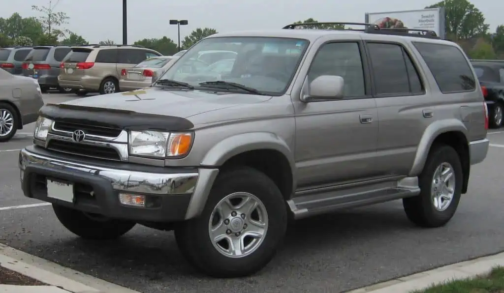 6. 2001 to 2002 Toyota 4Runner