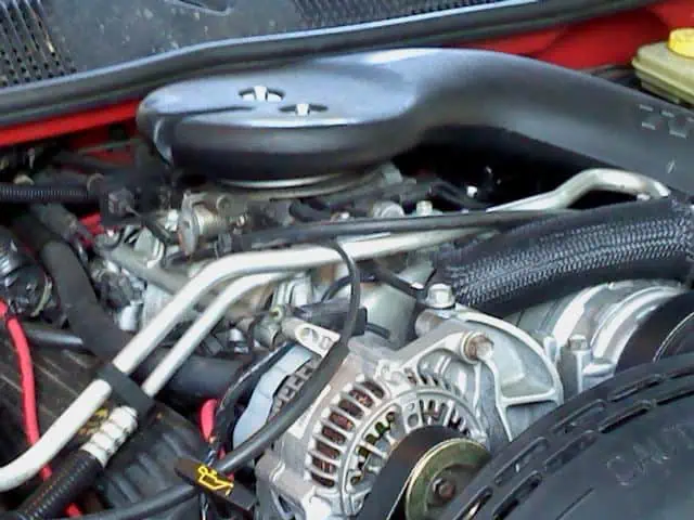 6. A Chrysler engine on a Grand Cherokee