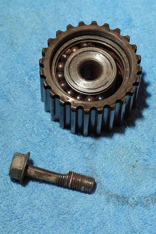 6. A timing belt idler pulley