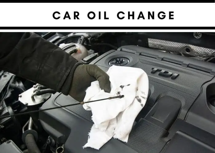 6. Car oil change