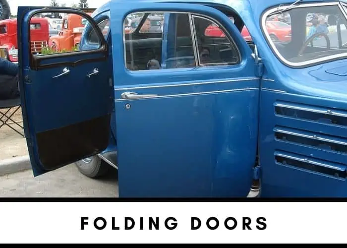 6. Folding doors