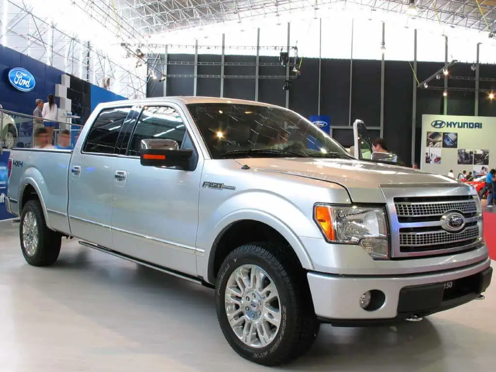 6. Ford F 150 Platinum power stroke diesel engine truck