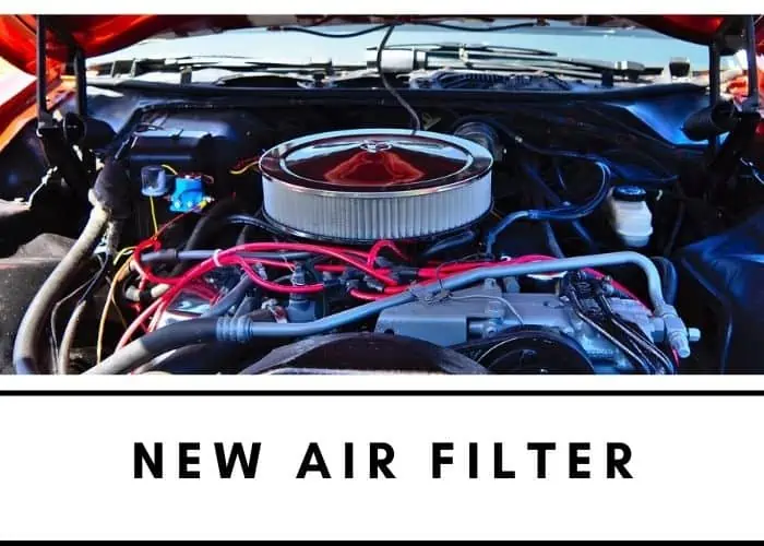 6. New air filter