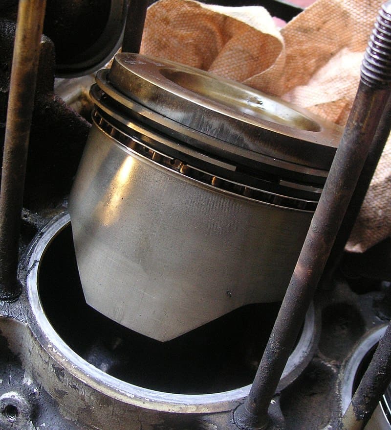6. Spring loaded piston rings