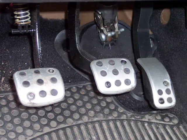 6. Typical car pedals