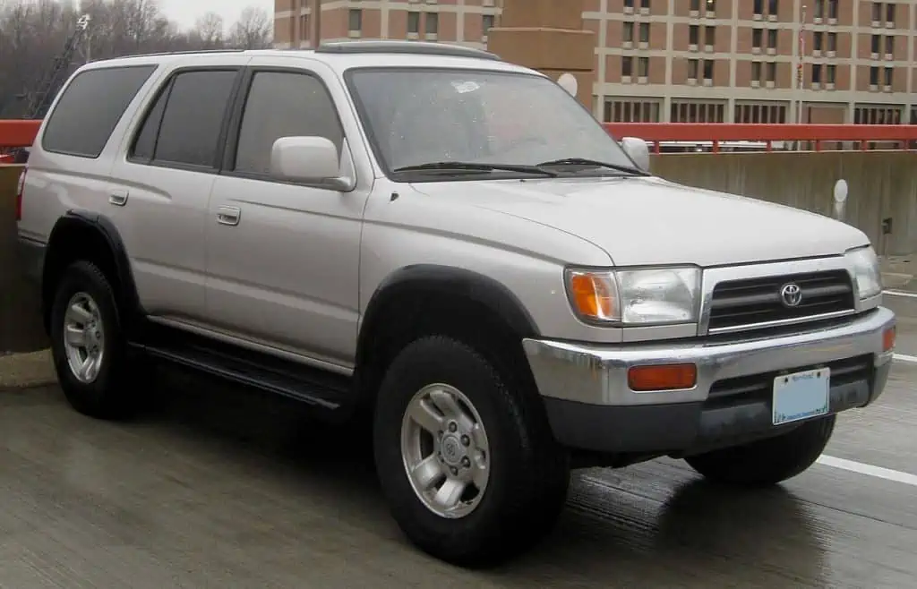 7. 1996 to 1998 Toyota 4Runner