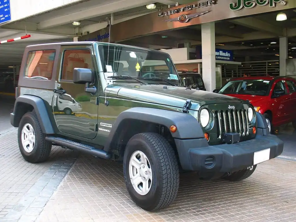 7. 2010 Jeep Wrangler Sport