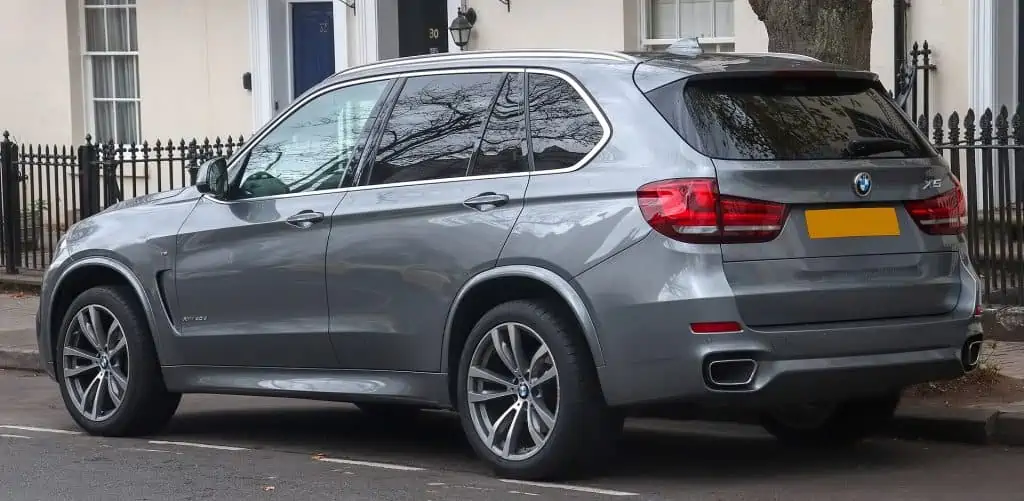 7. 2016 BMW X5 Rear